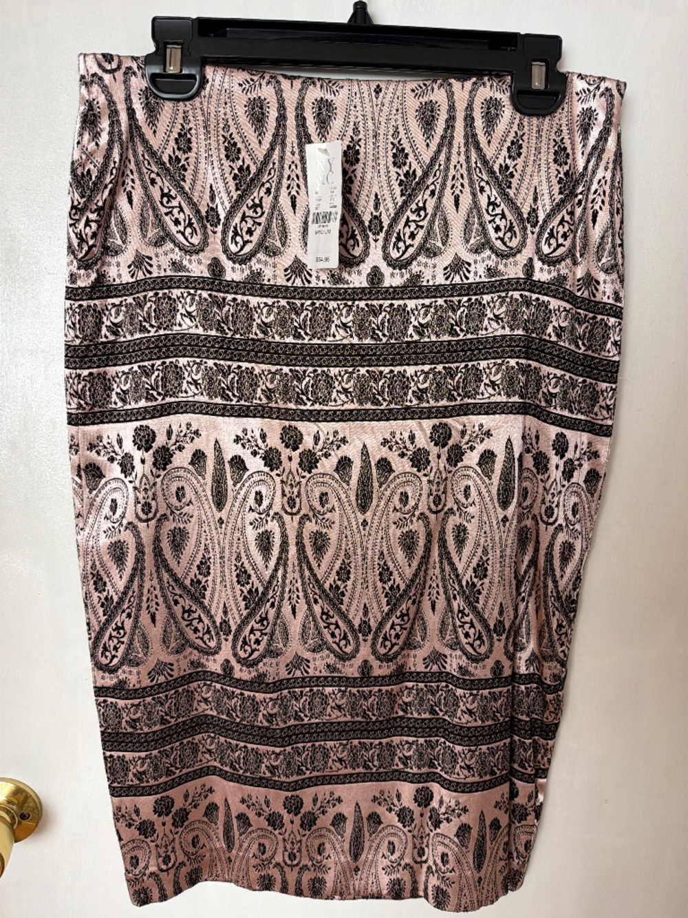 New York & Company Paisley Print Skirt